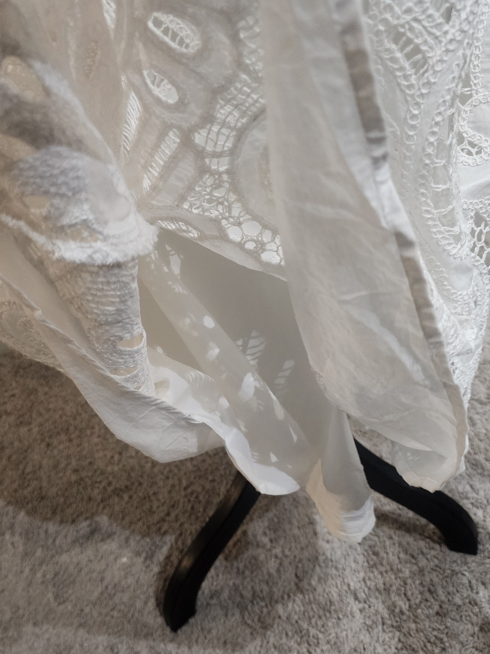 Strapless White Dress dRA - Picture 11 of 16